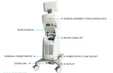 Vücut Şekillendirme İçin Liposonix Yağ Azaltma Hifu Yüksek Yoğunluklu Odaklanmış Ultrason Makinesi