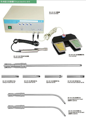 Mikrodebriderler ENT Aleti Tıbbi Tıraş Makinesi Sistemi Sinüs Elektrikli Matkap